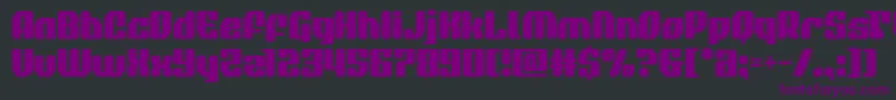 quasarpacer Font – Purple Fonts on Black Background
