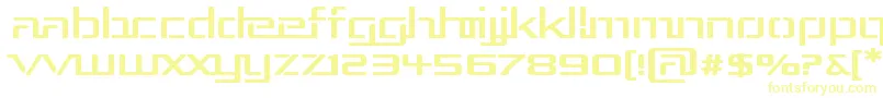 Rep3exp-Schriftart – Gelbe Schriften