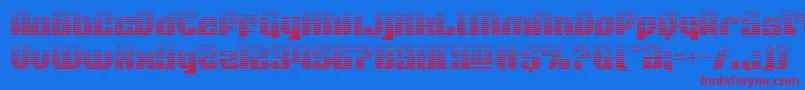 quasarpacergrad Font – Red Fonts on Blue Background