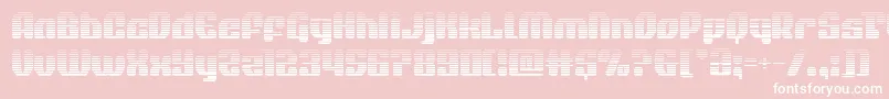 quasarpacergrad Font – White Fonts on Pink Background