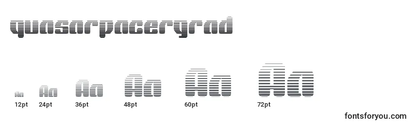Quasarpacergrad Font Sizes