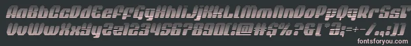 quasarpacergradital Font – Pink Fonts on Black Background