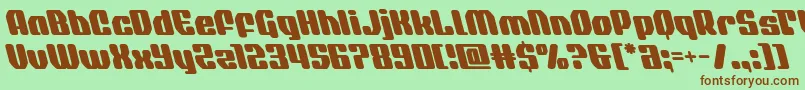 More about quasarpacerleft Font quasarpacerleft Font – Brown Fonts on Green Background