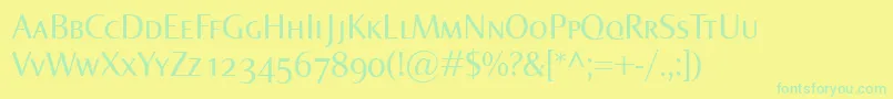 Подробнее о шрифте NormaSmallcaps Шрифт NormaSmallcaps – зелёные шрифты на жёлтом фоне