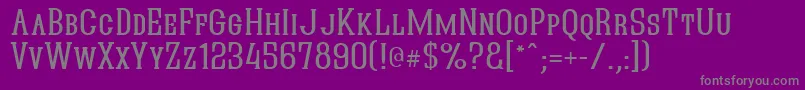 QUASIK   Font – Gray Fonts on Purple Background