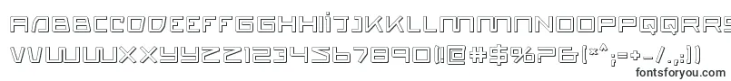 Шрифт quasitron3d – атлетические шрифты