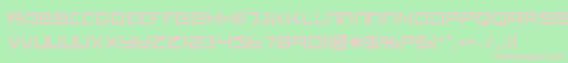 quasitronb Font – Pink Fonts on Green Background