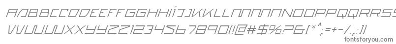 quasitroni Font – Gray Fonts on White Background