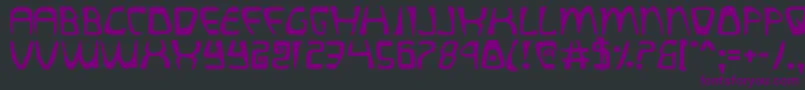 quatl Font – Purple Fonts on Black Background