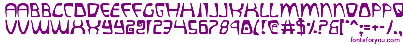 quatl Font – Purple Fonts on White Background