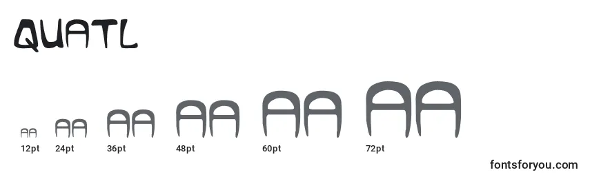 Quatl (137724) Font Sizes