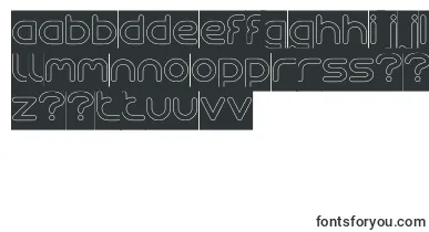 Queen Of The Modern Age Hollow inverse font – estonian Fonts