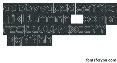 Queen Of The Modern Age Hollow inverse font – uzbek Fonts