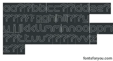 Queen Of The Modern Age Hollow inverse font – lithuanian Fonts
