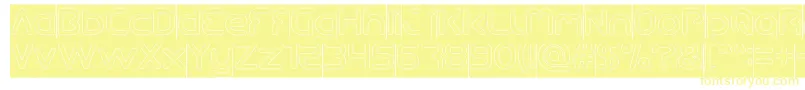 Queen Of The Modern Age Hollow inverse Font – Yellow Fonts