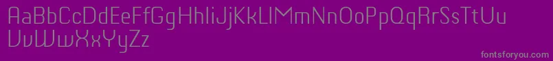 fuente ChiqReducedLight – Fuentes Grises Sobre Fondo Morado
