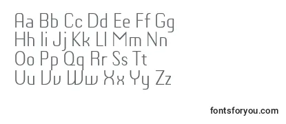 Review of the ChiqReducedLight Font