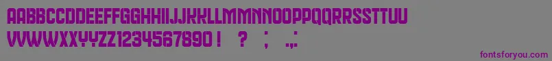QueenDeaBook-fontti – violetit fontit harmaalla taustalla