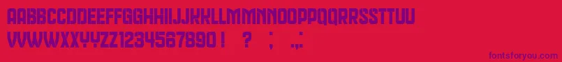 Шрифт QueenDeaBook – фиолетовые шрифты на красном фоне