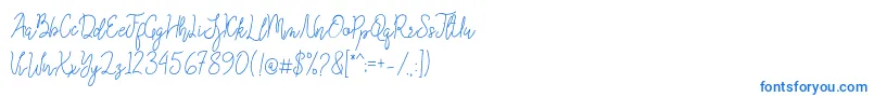 Queenesia Font – Blue Fonts