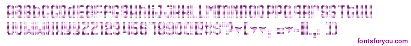 QUEER    Font – Purple Fonts on White Background