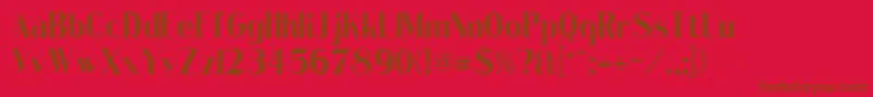 More about QuentellCFMedium Medium Font QuentellCFMedium Medium Font – Brown Fonts on Red Background