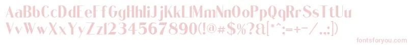 QuentellCFSemiBold Regular Font – Pink Fonts on White Background