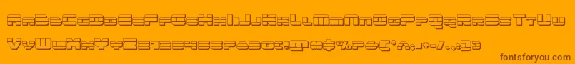 fuente quicken3d – Fuentes Marrones Sobre Fondo Naranja