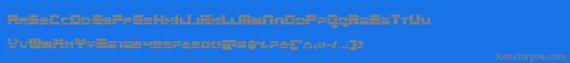 quickencond Font – Gray Fonts on Blue Background