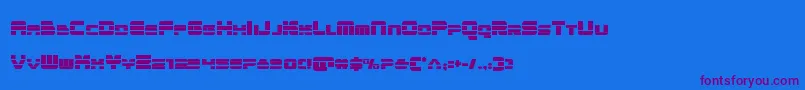 Шрифт quickencond – фиолетовые шрифты на синем фоне