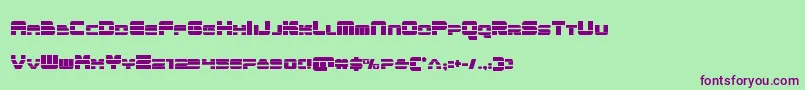 quickencond Font – Purple Fonts on Green Background