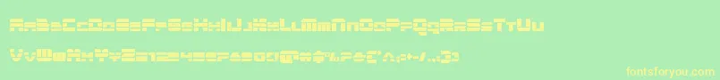 quickencond Font – Yellow Fonts on Green Background