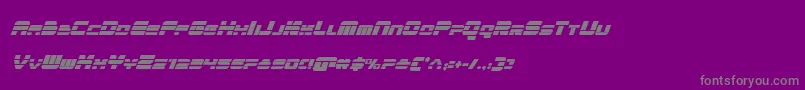 quickencondital-Schriftart – Graue Schriften auf violettem Hintergrund