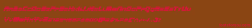 quickencondital Font – Red Fonts on Brown Background