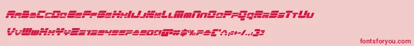 quickencondital Font – Red Fonts on Pink Background
