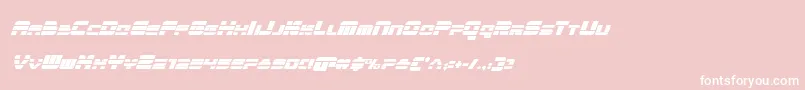 フォントquickencondital – ピンクの背景に白い文字