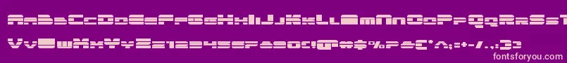 quickenexpand Font – Pink Fonts on Purple Background