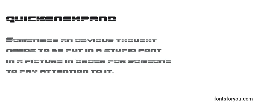 Quickenexpand (137794) Font