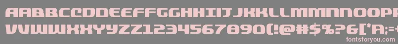 quickeningcond Font – Pink Fonts on Gray Background