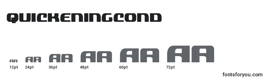 Quickeningcond (137806) Font Sizes