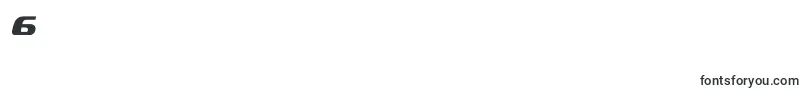 quickeningcondital-Schriftart – Schriften für die Ziffer 6