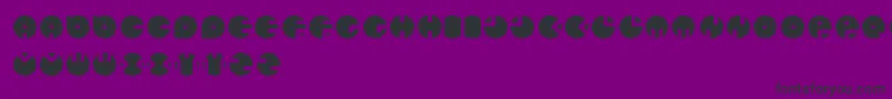Więcej informacji o czcionce CirclesNew Czcionka CirclesNew – czarne czcionki na fioletowym tle
