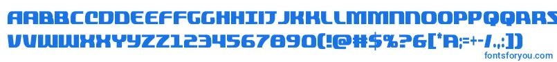 フォントquickeningextracond – 白い背景に青い文字