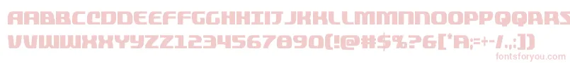 quickeningextracond Font – Pink Fonts on White Background
