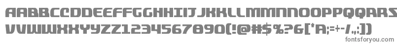 フォントquickeningextracond – 白い背景に灰色の文字