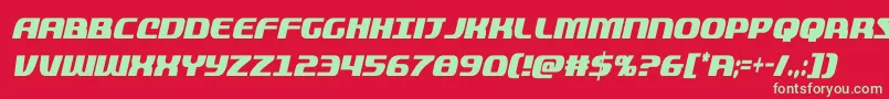 More about quickeningextracondital Font quickeningextracondital Font – Green Fonts on Red Background