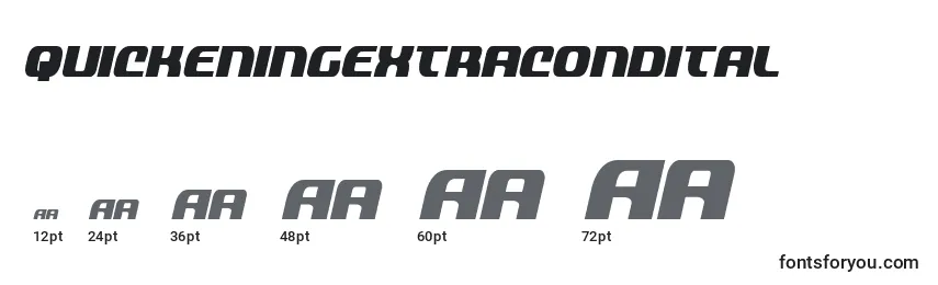 Quickeningextracondital (137819) Font Sizes