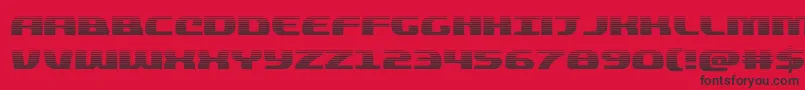 Police quickeninggrad – polices noires sur fond rouge