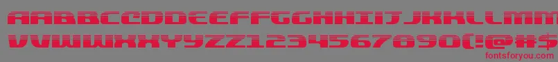 quickeninghalf Font – Red Fonts on Gray Background