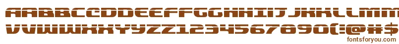 quickeninglaser Font – Brown Fonts on White Background